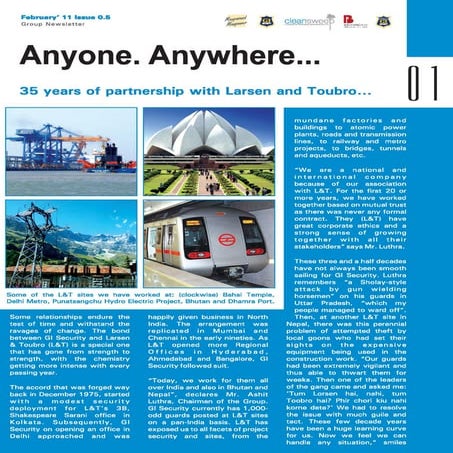 February 2011 Newsletter