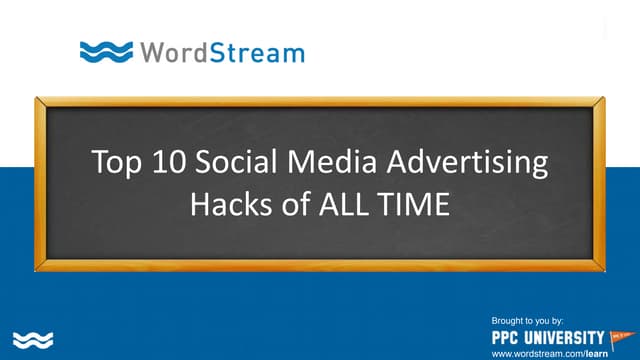 TOP 10 Social Media Advertising Hacks of ALL TIME