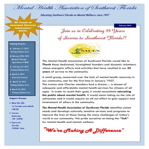 Newsletter February 2012