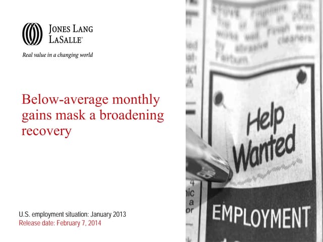 U.S. unemployment rate data and tre...