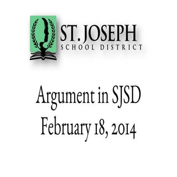 Argument Writing in SJSD--Part 4