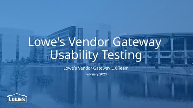 February 2023 Usability Test Script (1) pptx February 2023 Usability Test Script (1) pptx