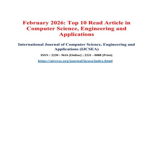 Innovations and Research in Computer Science and Engineering ...