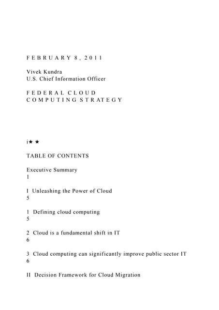 F E B R U A R Y  8 ,  2 0 1 1Vivek Kundra U.S. Chief Inf.docx