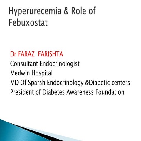 Febuxostat medical slides