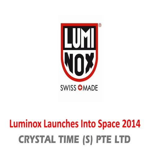 Luminox Space event post event (Marketing PR Awards)