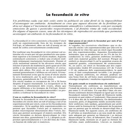 Fecundació in vitro