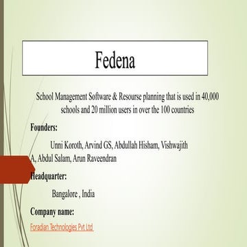 Fedena School Management System