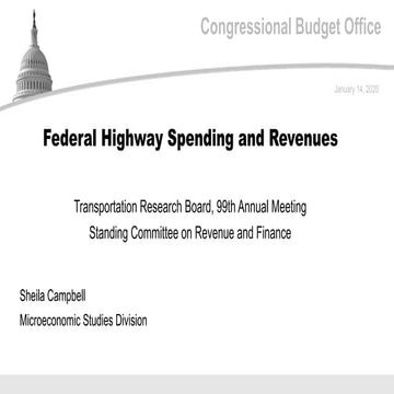Federal Highway Spending and Revenues