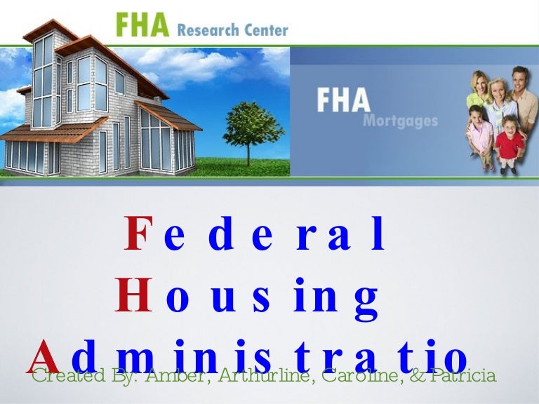 Federal Housing Administration 1