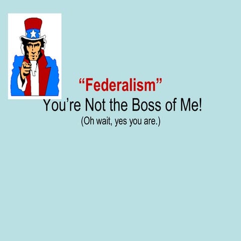 Federalism