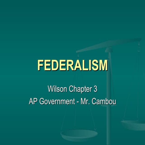 Federalism