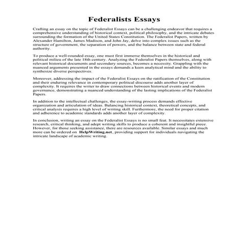 Federalists Essays.pdf