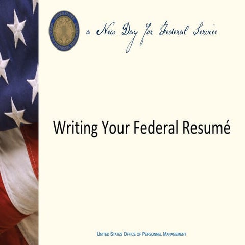 Writing a Professional Resume | PPTX