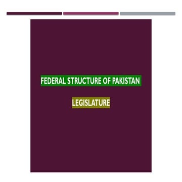 Federal structure of PAIKSTAN and the go