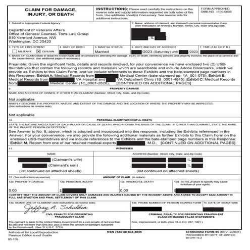 Detailed Medical Malpractice Claim and Evidence Documentation | PDF