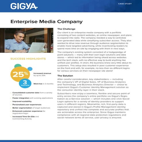Case Study: Enterprise Media Company