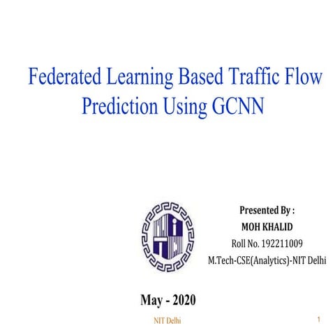 Federated learning based_trafiic_flow_prediction.ppt
