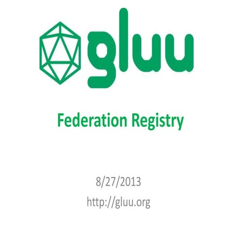 Federation registry