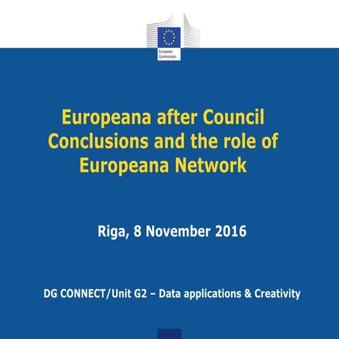 Europeana Network Association AGM 2016 - 8 November - Federico Milani.