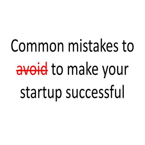 Federico Folcia - Avoid These Top Startup Mistakes