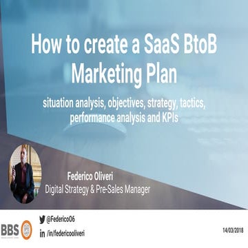How to create a SaaS BtoB Marketing Plan