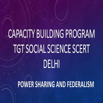 Federalism and Power sharing  for Teacher training.pdf