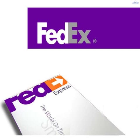 Service Brand study on Fedex