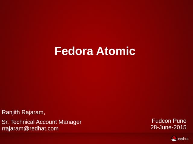 Fedora Atomic Host