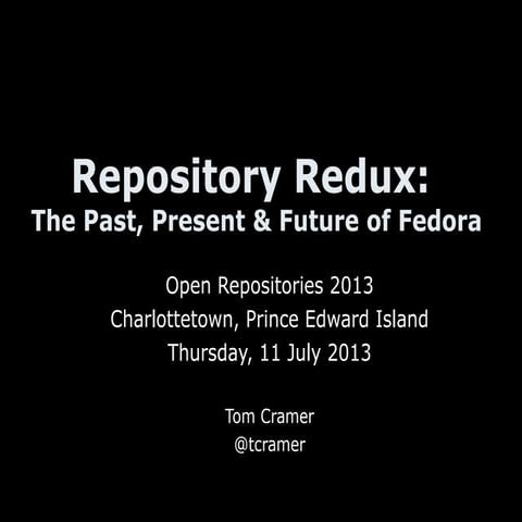 Fedora Futures for OR13