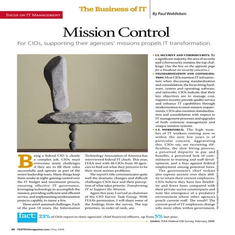 The Business of IT - Mission Control