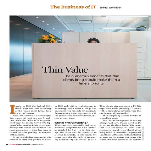 The Business of IT: Thin Value