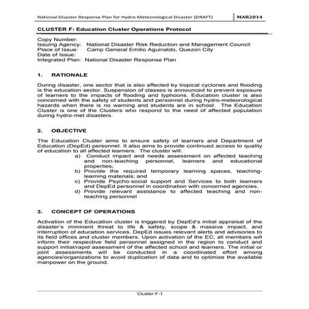 Comprehensive Policy Guidelines on Learning Continuity in Emergencies ...