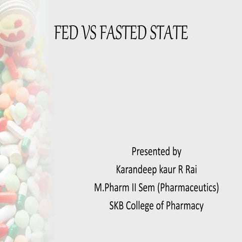 Fed vs Fasted state KKR