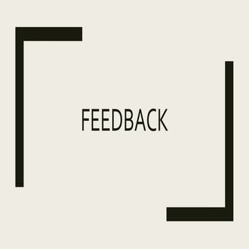 FMP Week 11 Feedback