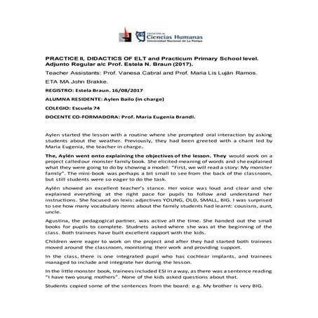 Feedback ailen bailo by estela