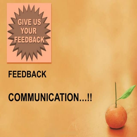 Feedback communication