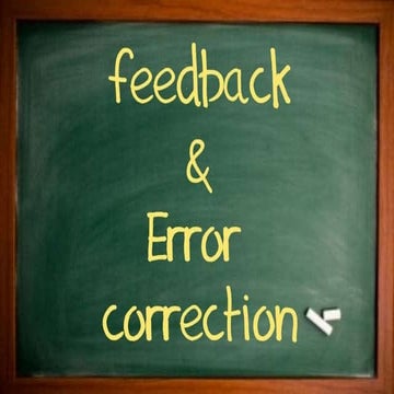 Feedback & Error correction 