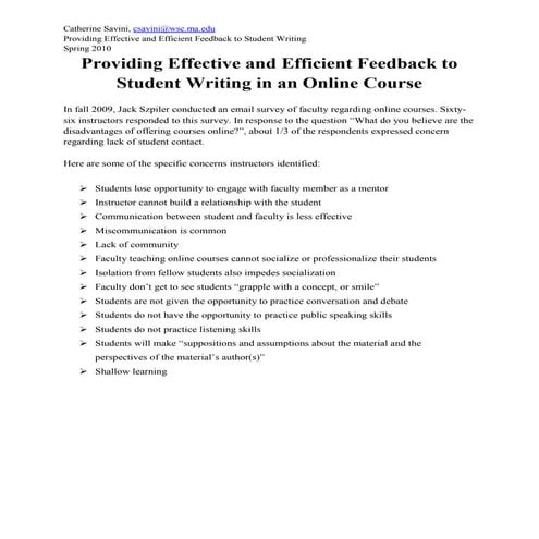 Feedback in online_courses