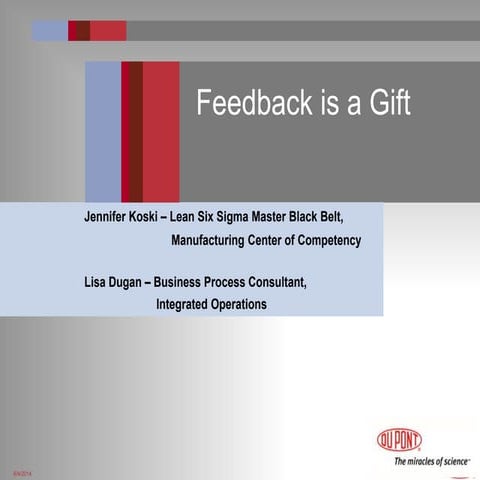 Feedback is a Gift