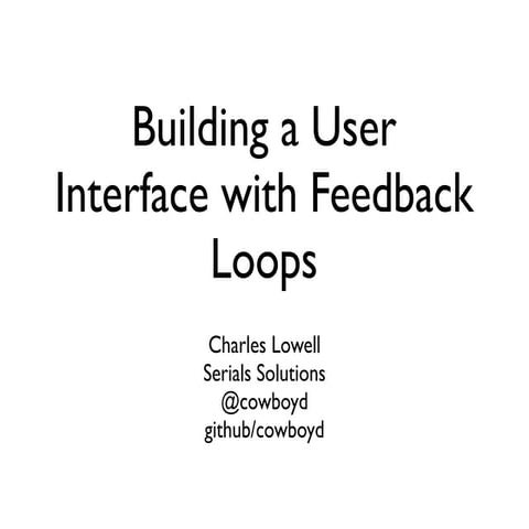 Feedback Loops