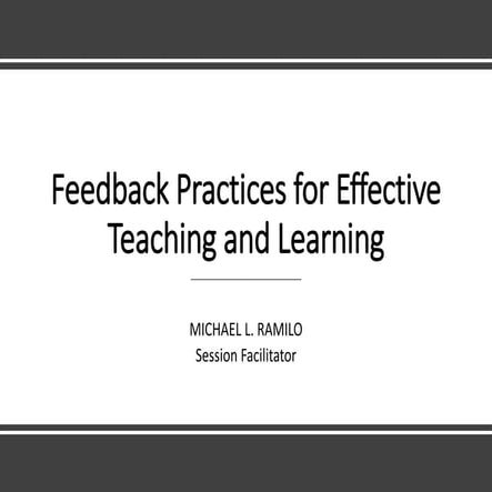 Feedback Practices for Effective Teaching and Learning.pptx
