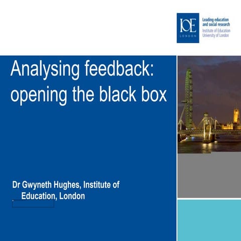 Analysing Feedback