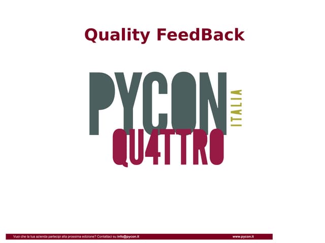 Feed back report 2010