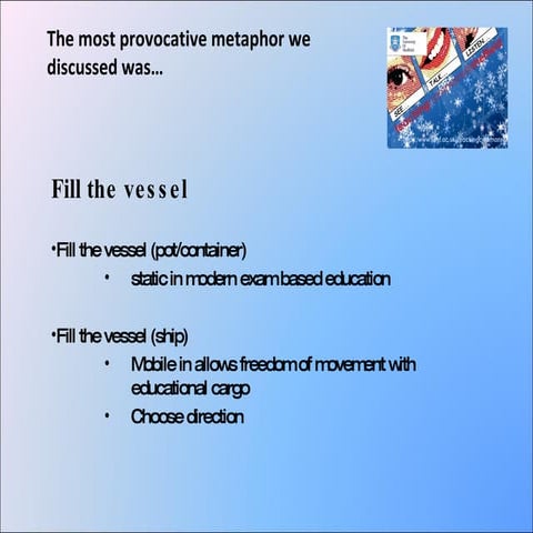 teachingcommons Winter Dam House Event - Methaphors Feedback