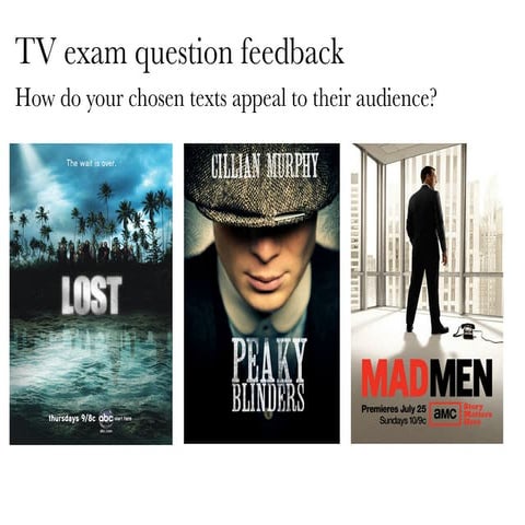 Feedback to homework tv audience