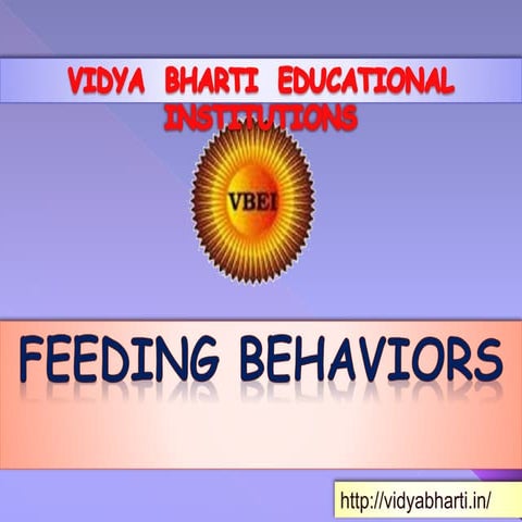 Feeding behaviors | PPTX