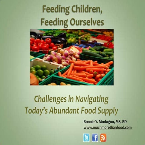 Feeding children, feeding ourselves 011513