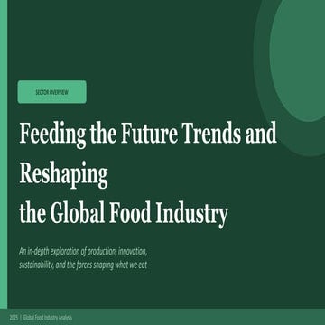 Advancing Innovation and Skills for a Sustainable Food Future | PDF