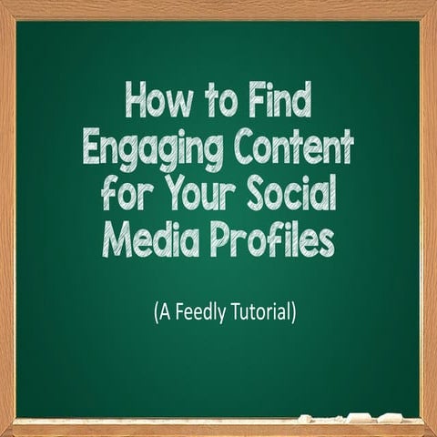 How to Find Engaging Content for Your Social Media Profiles